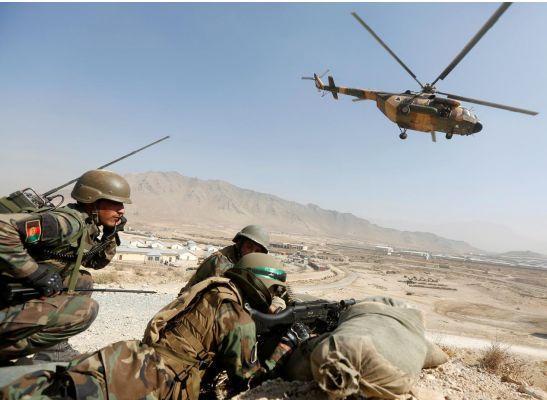  今年4月，阿富汗战争升级（图源：路透社）