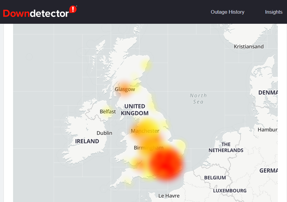  图片截取自运营商报错网站“Down Detector”