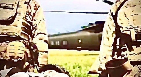  影片中出现的台军直升机 图自《联合报》