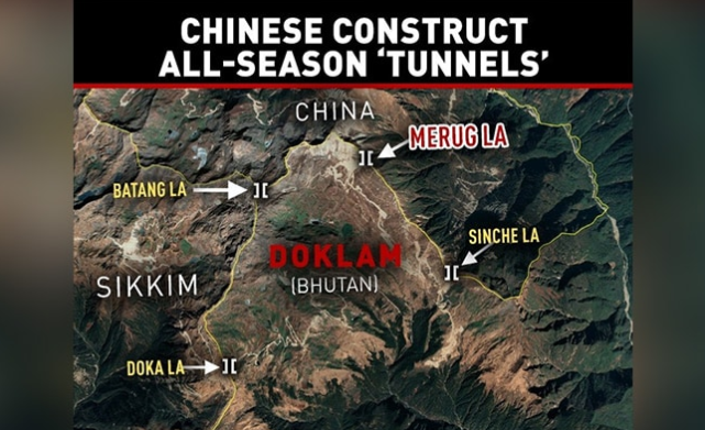 印媒列出了中国进入洞朗地区的四个通道