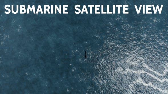 不说别的，起码在相对较浅的区域，卫星都是可以直接拍到潜艇的。