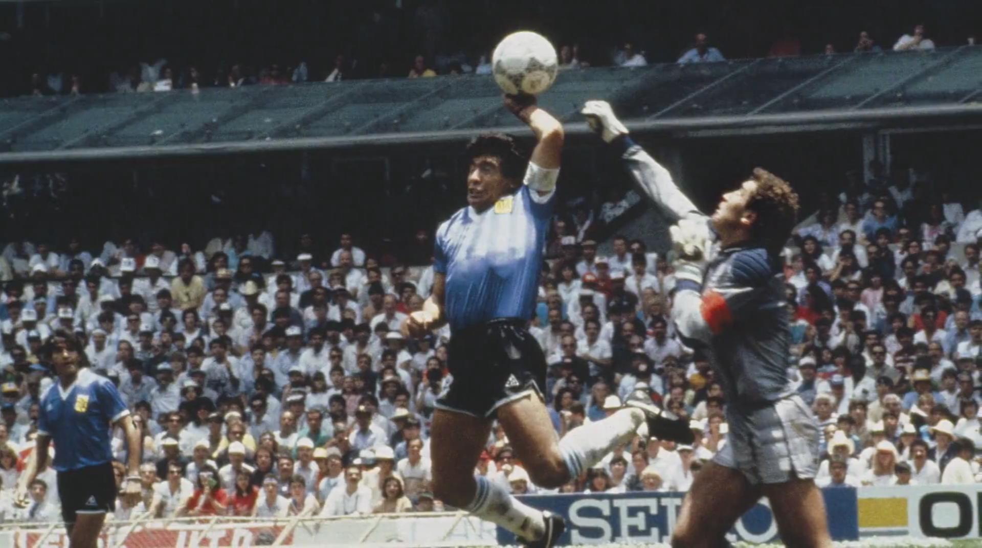 1986年阿根廷对阵英格兰时的“上帝之手”