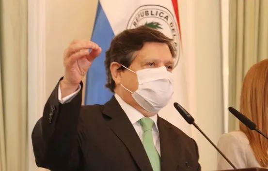 巴拉圭内政部长欧克利德斯。阿塞韦多