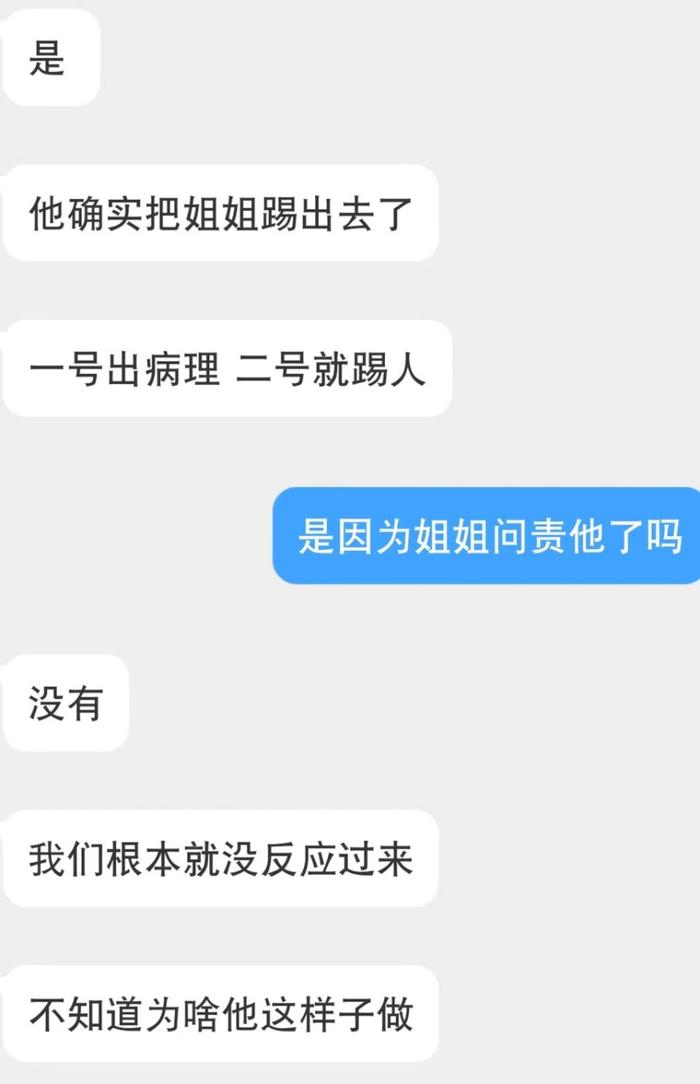 乐乐与记者的对话